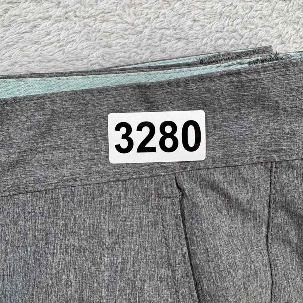 Free Fly Mens 36 Bamboo Hybrid Shorts Heather Gray Performance‎ Stretch